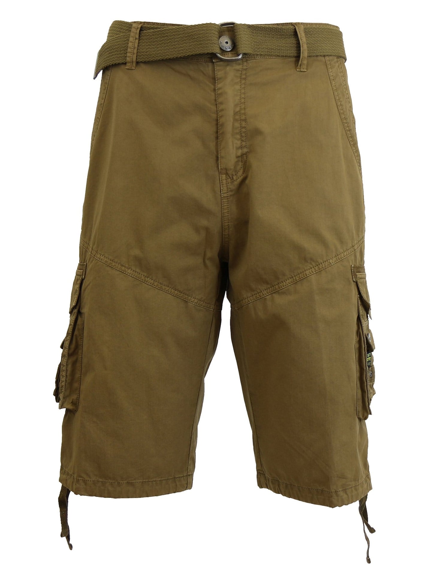 Men's Distressed Vintage Belted Cargo Utility Shorts - GalaxybyHarvic