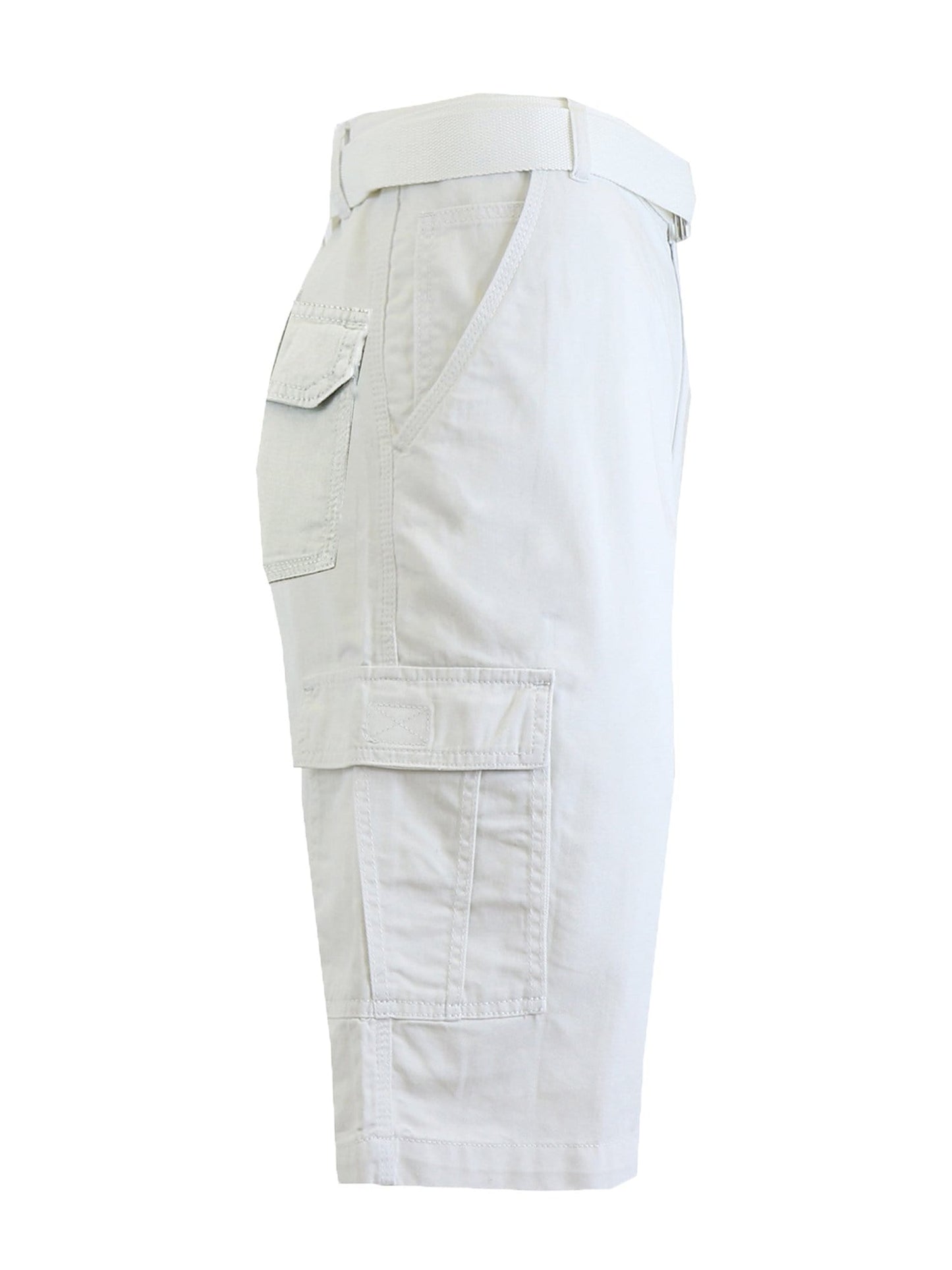 Men's Cotton Belted Cargo Shorts - GalaxybyHarvic