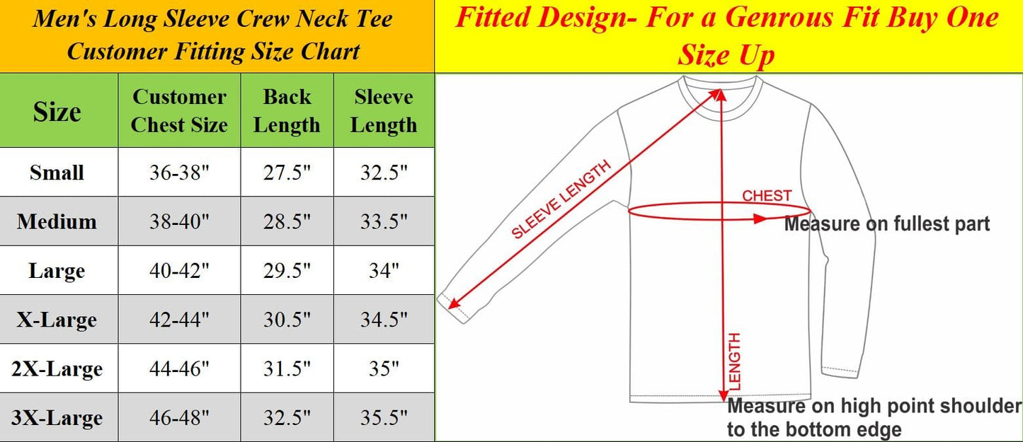 Men's Long Sleeve Lightweight Crew Neck Shirt - GalaxybyHarvic