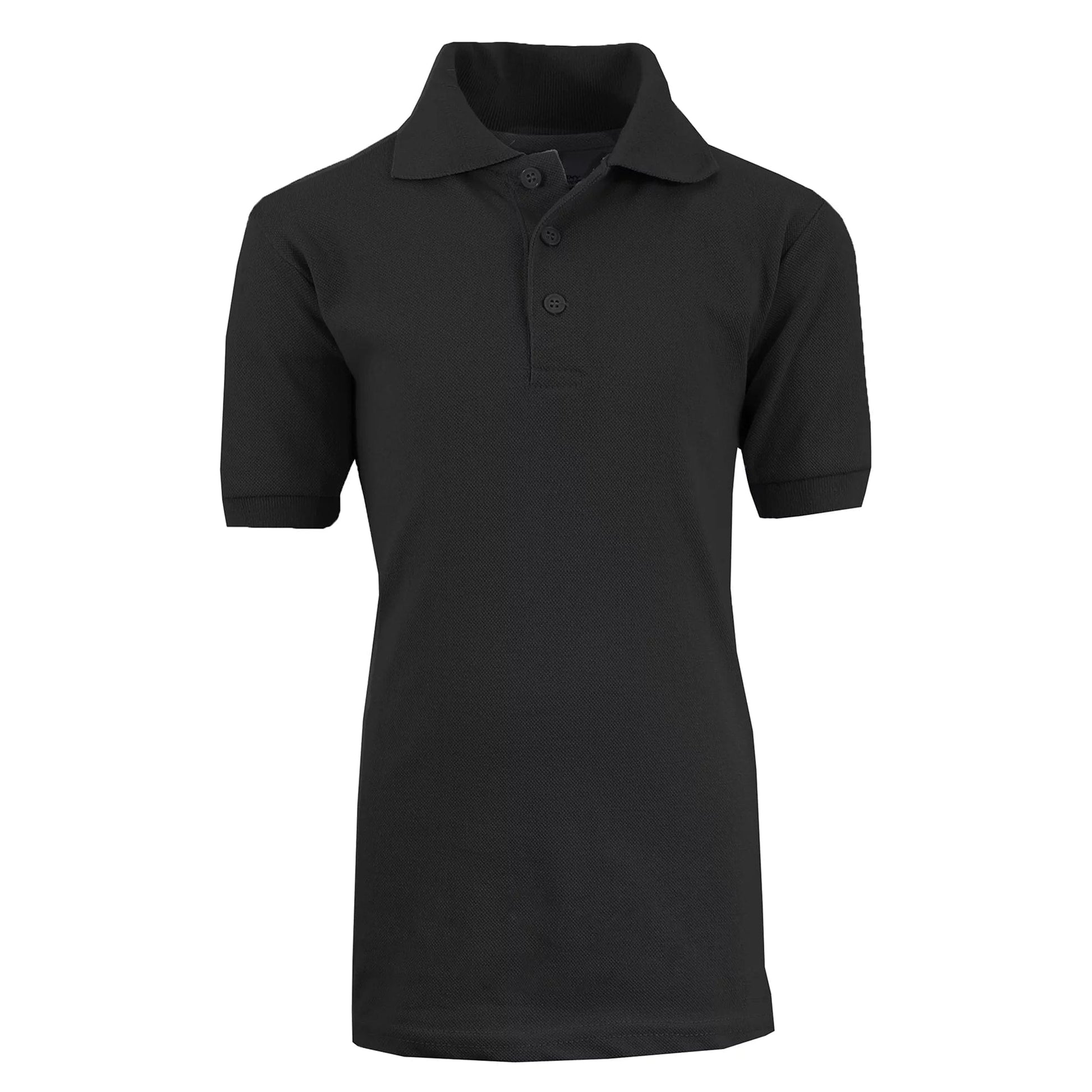 Boy s Short Sleeve School Uniform Pique Polo Shirts Big Boys
