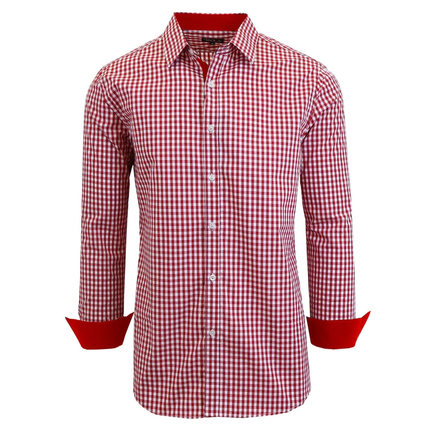 Men's Long Sleeve Slim Fit Dress Shirts (S-2XL) - GalaxybyHarvic