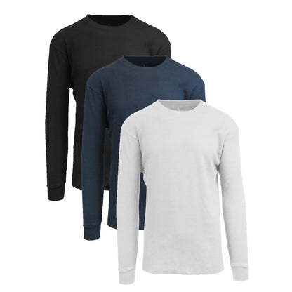 Men's Long Sleeve Thermal Shirts (3-Pack)