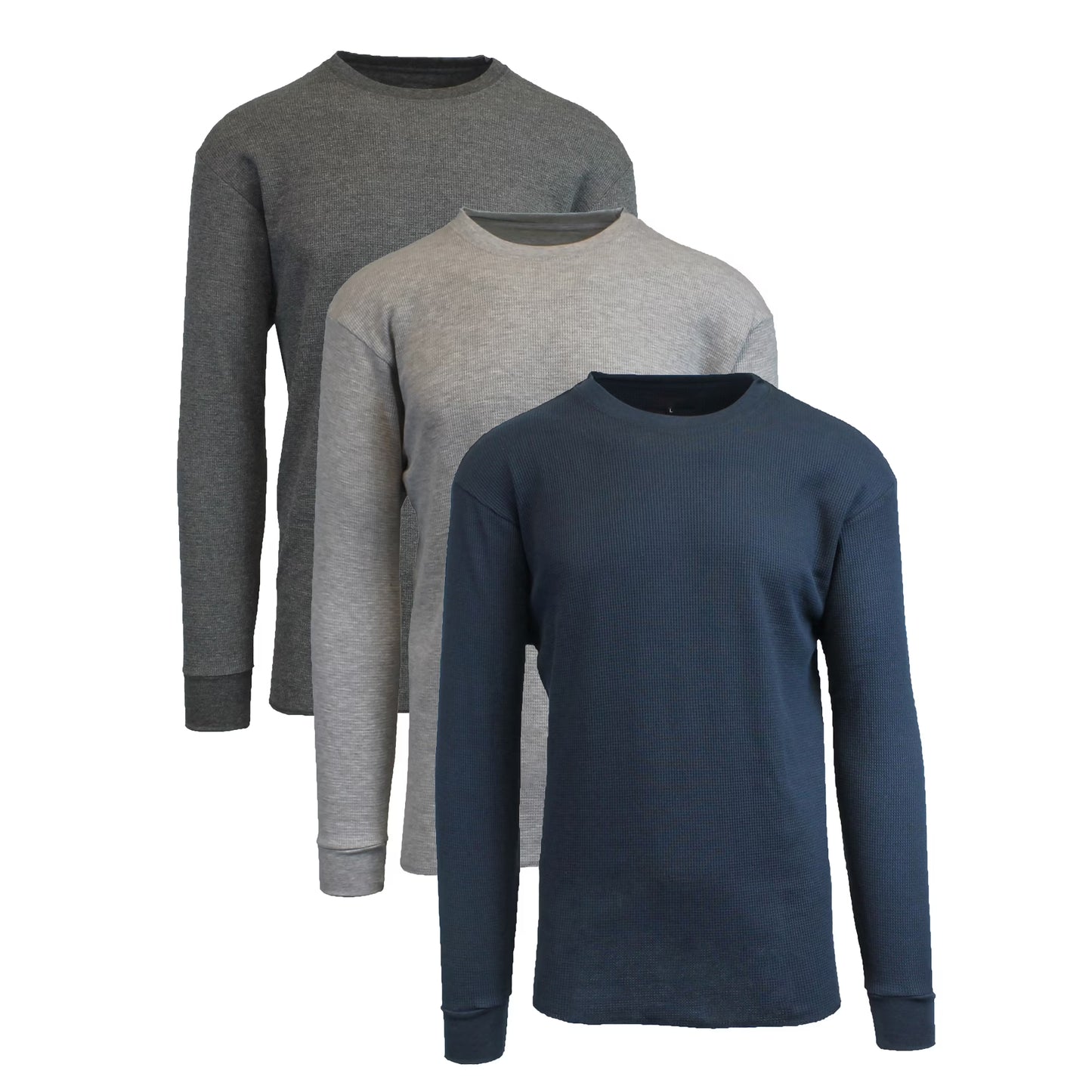 Men's Long Sleeve Thermal Shirts (3-Pack)