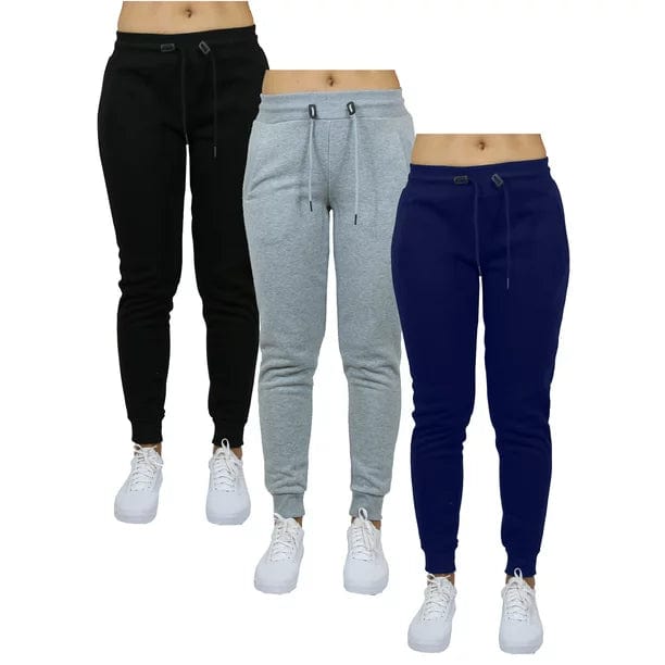 3-Pack Women's Classic Fleece Jogger Sweatpants (Sizes, S-3XL) - GalaxybyHarvic