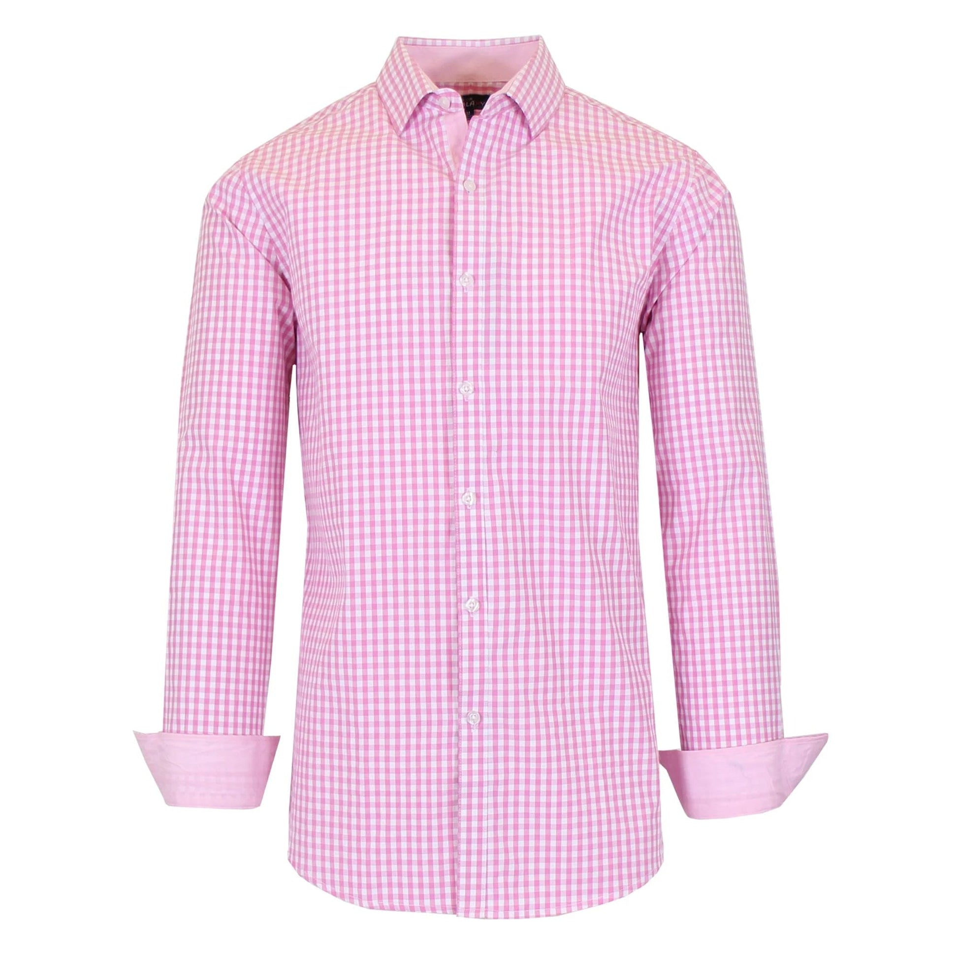 Men's Long Sleeve Slim Fit Dress Shirts (S-2XL) - GalaxybyHarvic