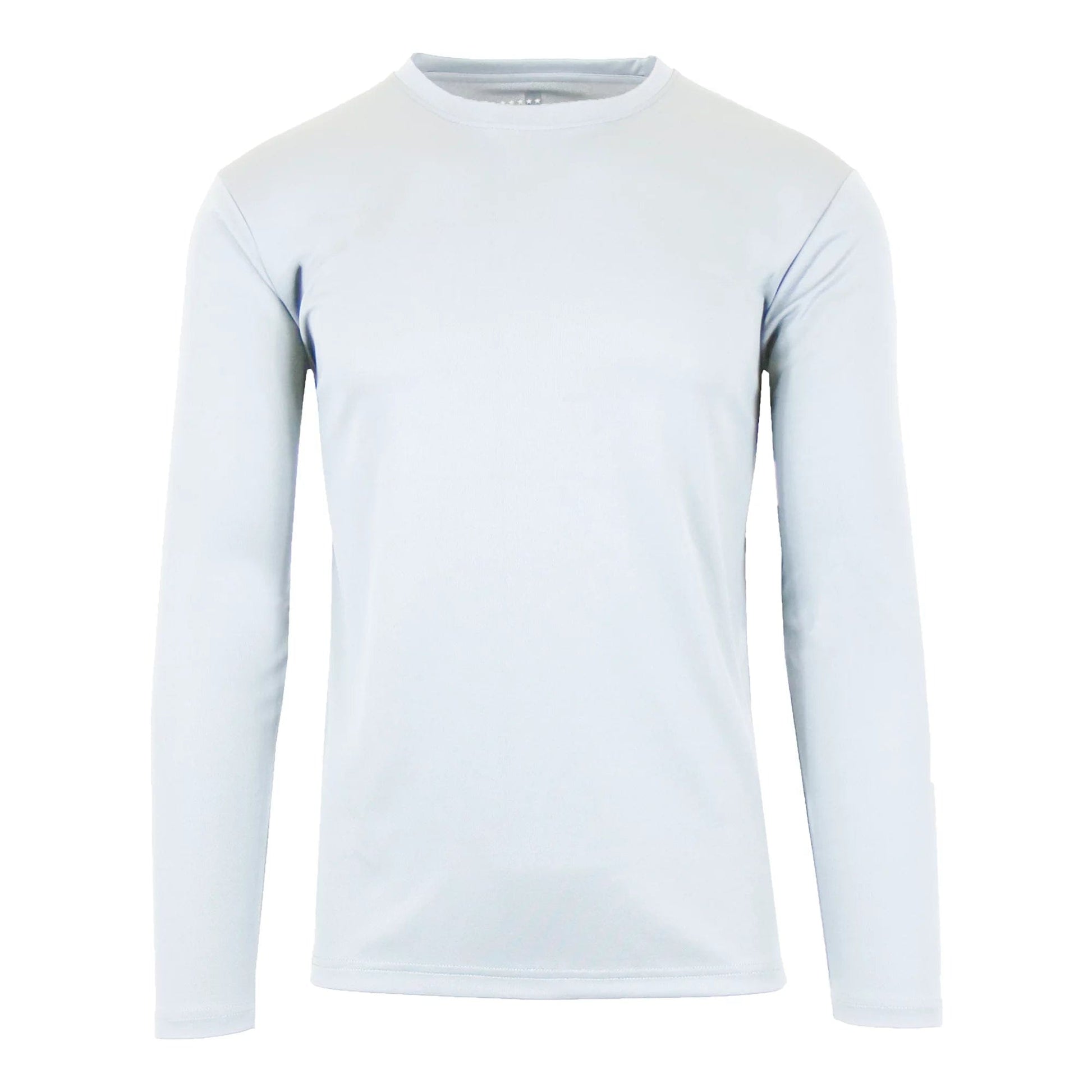 Men's Moisture Wicking Long Sleeve Performance Crew Neck Tagless Tee (Sizes, S-2XL) - GalaxybyHarvic