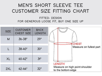 Men's Short Sleeve Crew Neck Modern Fit Cotton Blend Classic Tee (S-3XL)