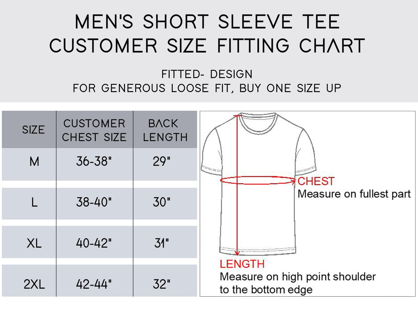 Men's Short Sleeve Crew Neck  Cotton Blend Classic Tee (S-3XL) 2 Pack