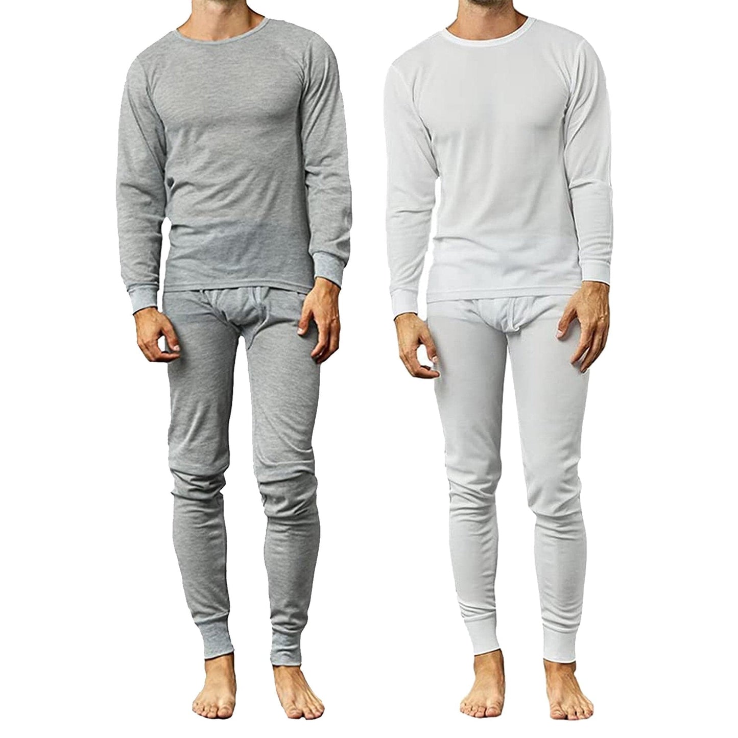 4-Piece Lightweight Thermal Set Of Both A Thermal Top And Bottom (2-Full Sets) - GalaxybyHarvic