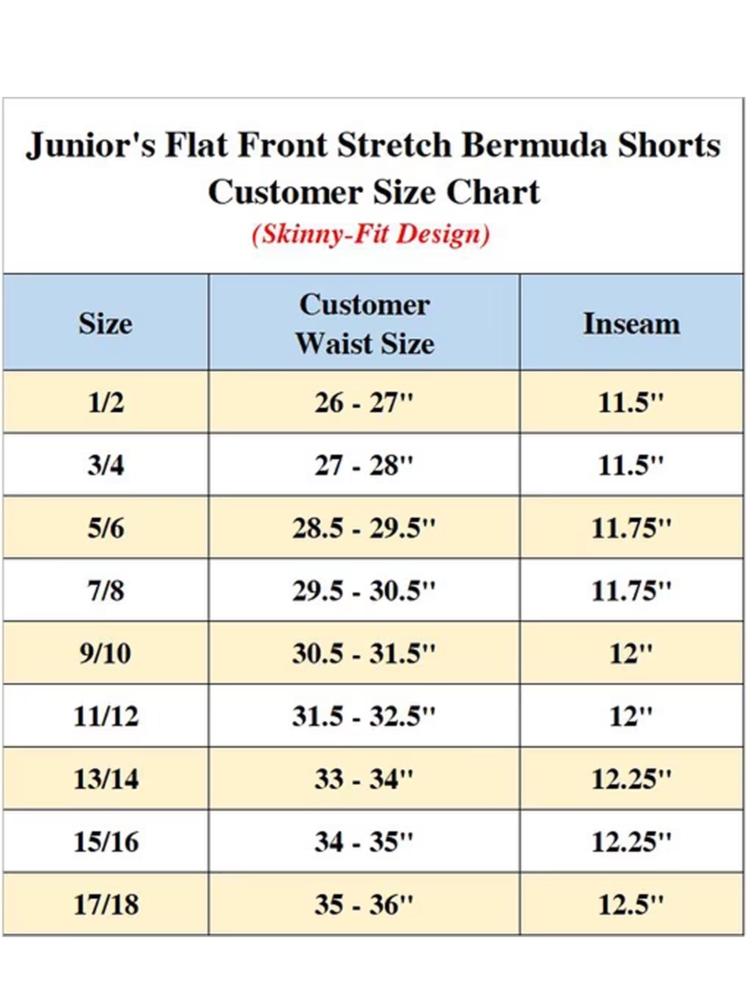 Juniors School Uniform Super Stretch Bermuda Shorts - GalaxybyHarvic