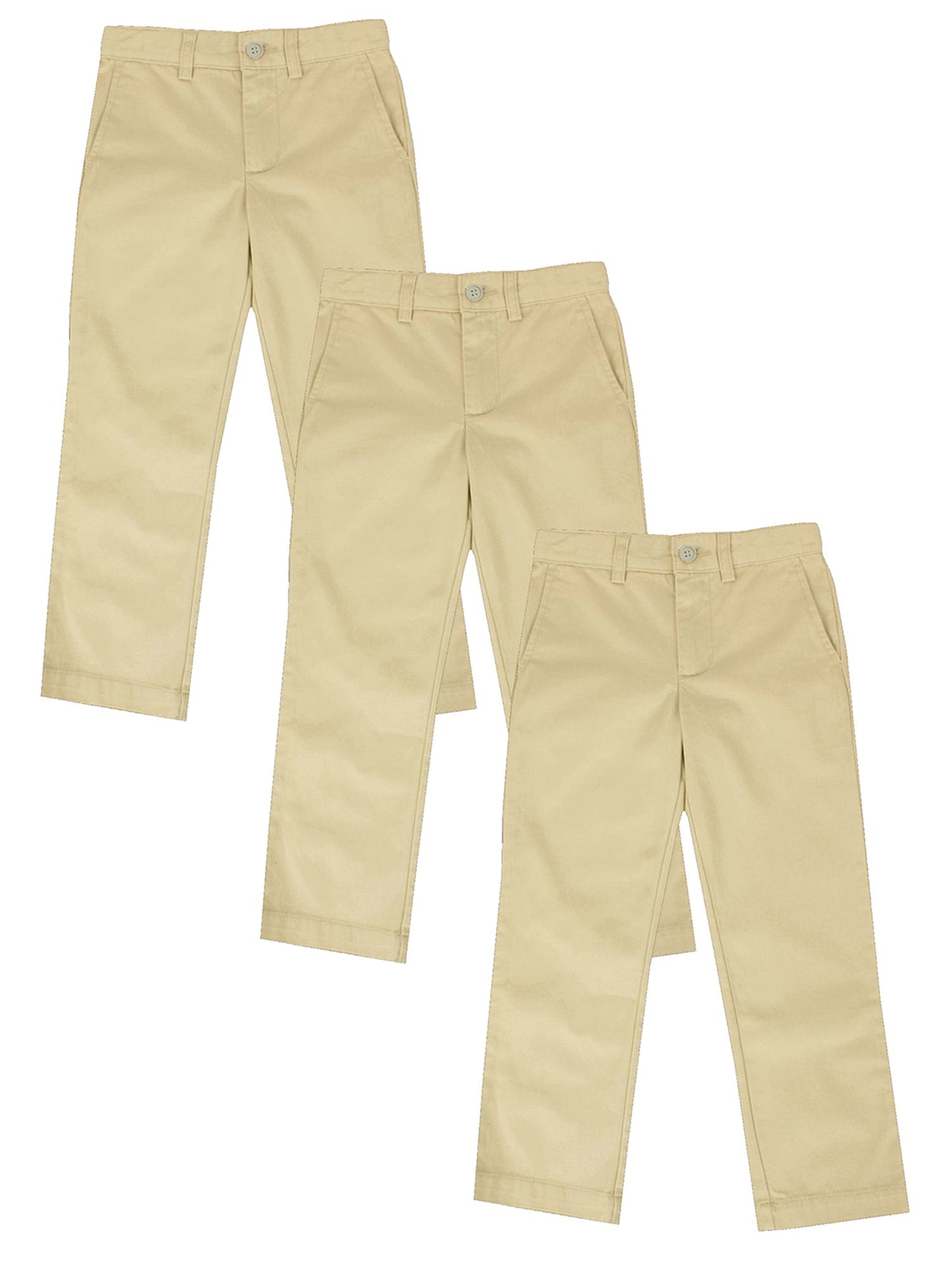 Boys (3-PACK) Super Stretch School Uniform Pants - GalaxybyHarvic