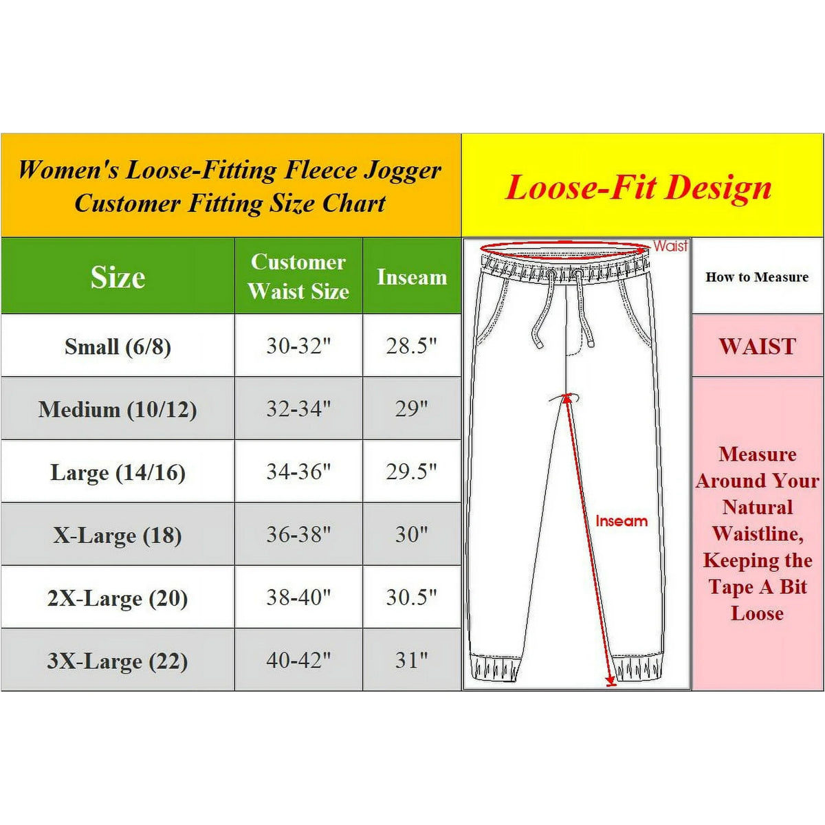 3-Pack Women's Loose Fit Fleece Jogger Sweatpants (S-3XL) - GalaxybyHarvic
