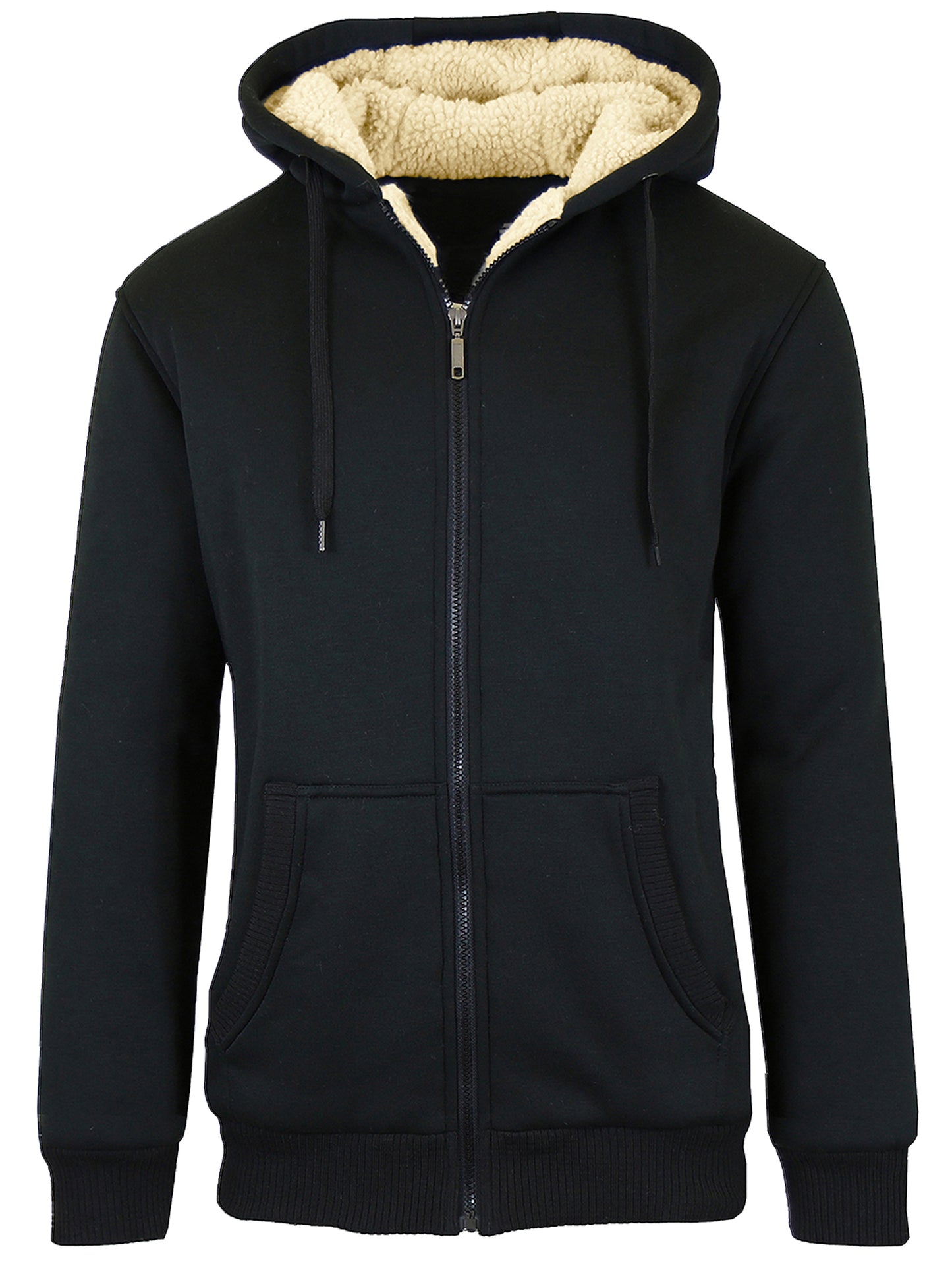 Mens Regular Fit Heavyweight Sherpa Fleece Lined Hoodie (S-2XL) - GalaxybyHarvic