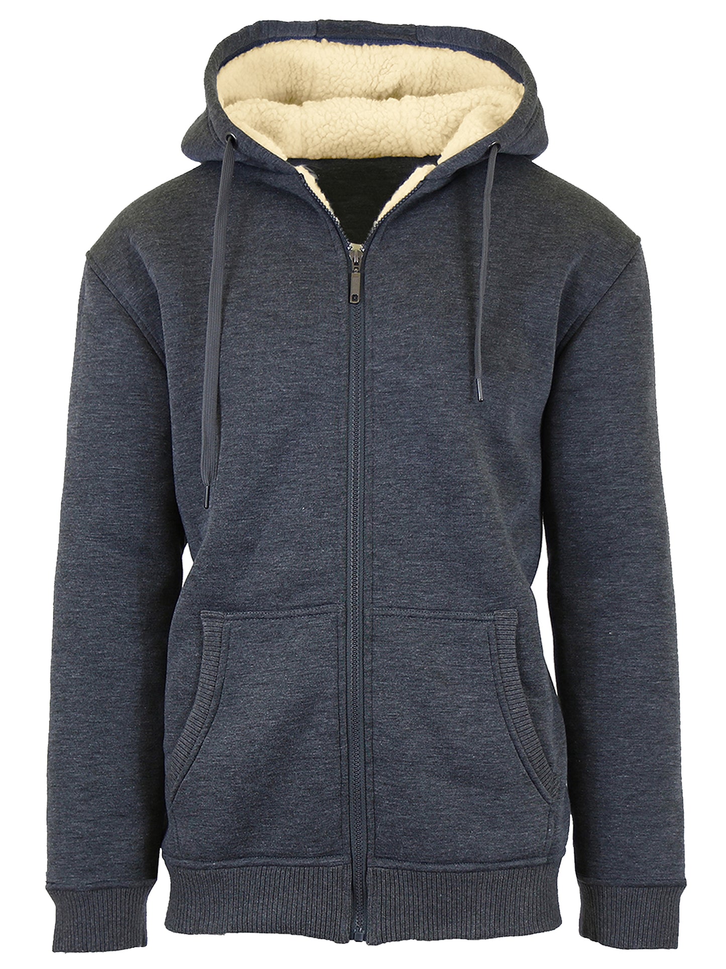 Mens Regular Fit Heavyweight Sherpa Fleece Lined Hoodie (S-2XL) - GalaxybyHarvic