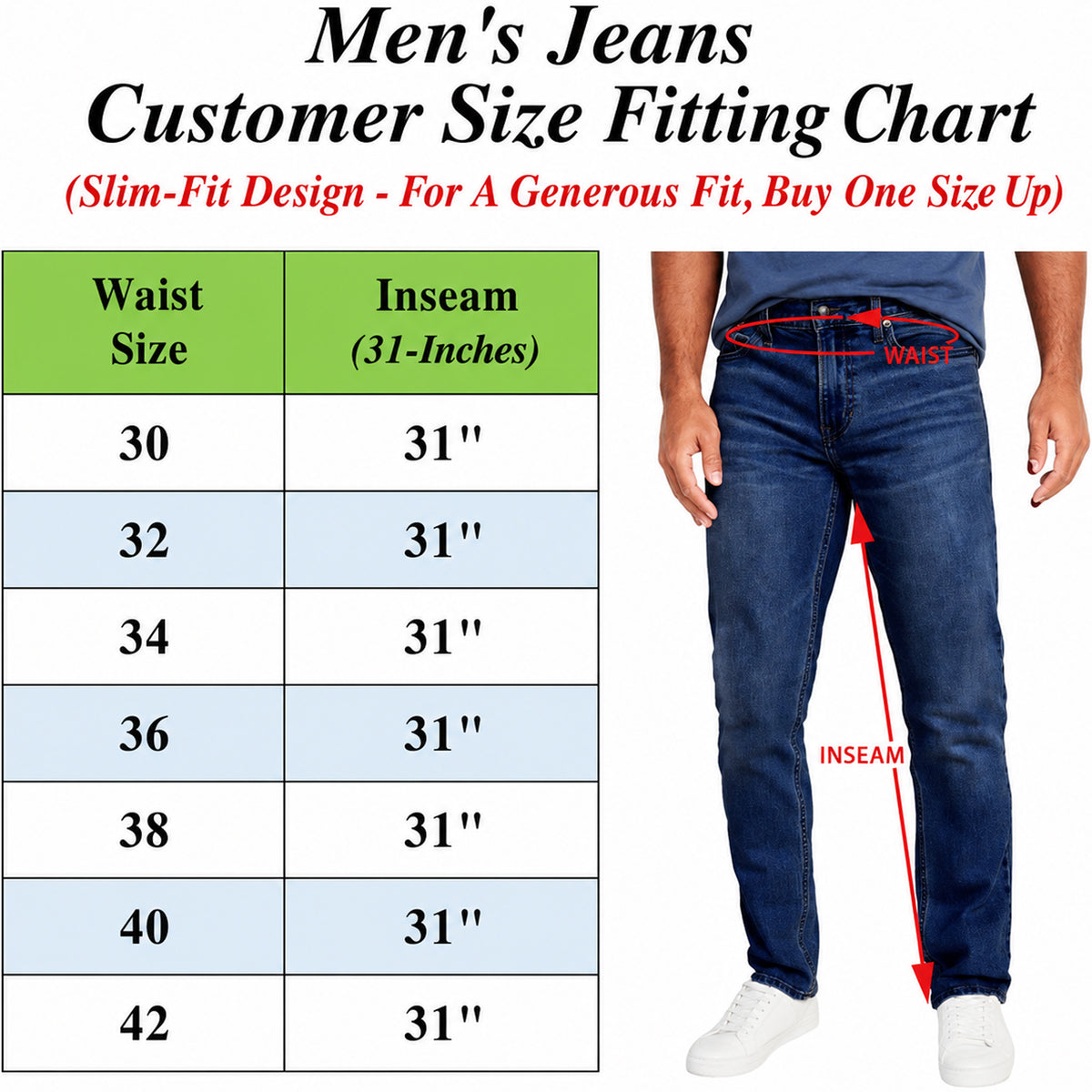 Men's 3-Pack Flex Stretch Slim Straight Jeans with 5 Pocket (Sizes, 30-42) - GalaxybyHarvic