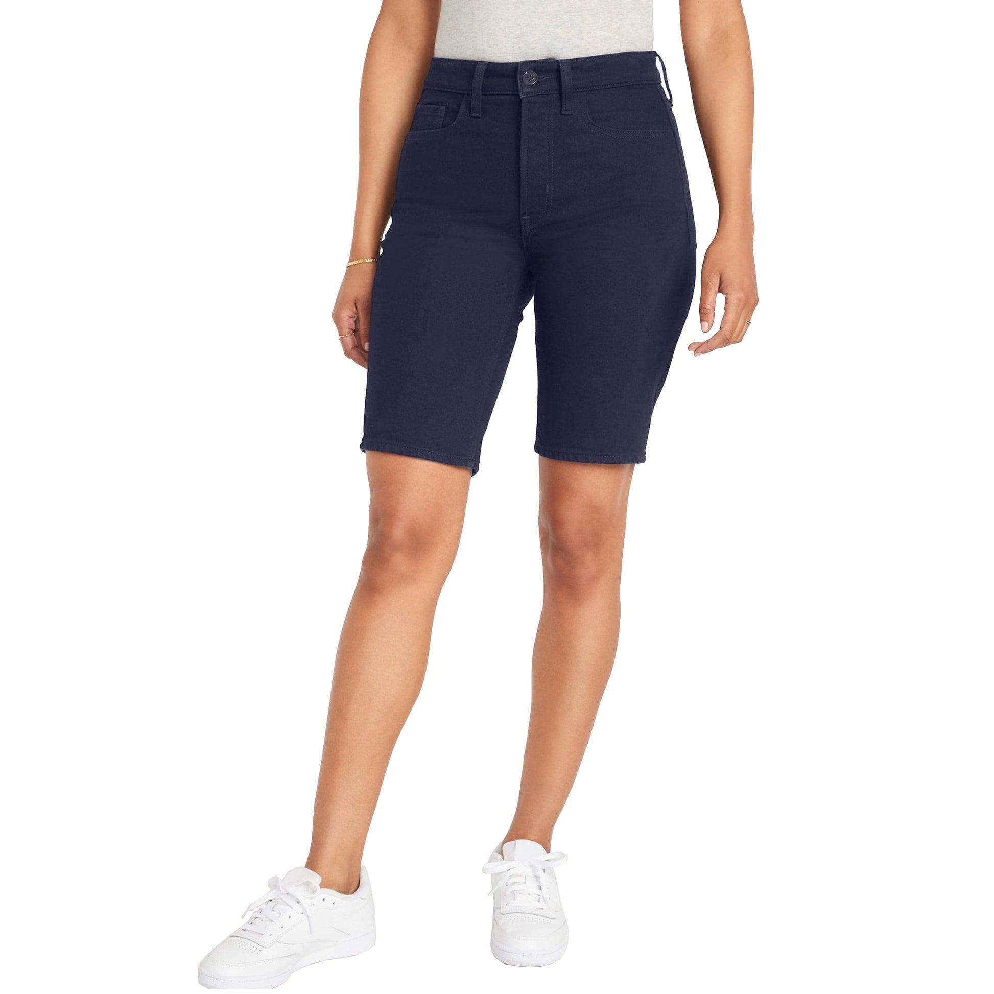 Girls School Uniform Super Stretch Bermuda Shorts – GalaxybyHarvic