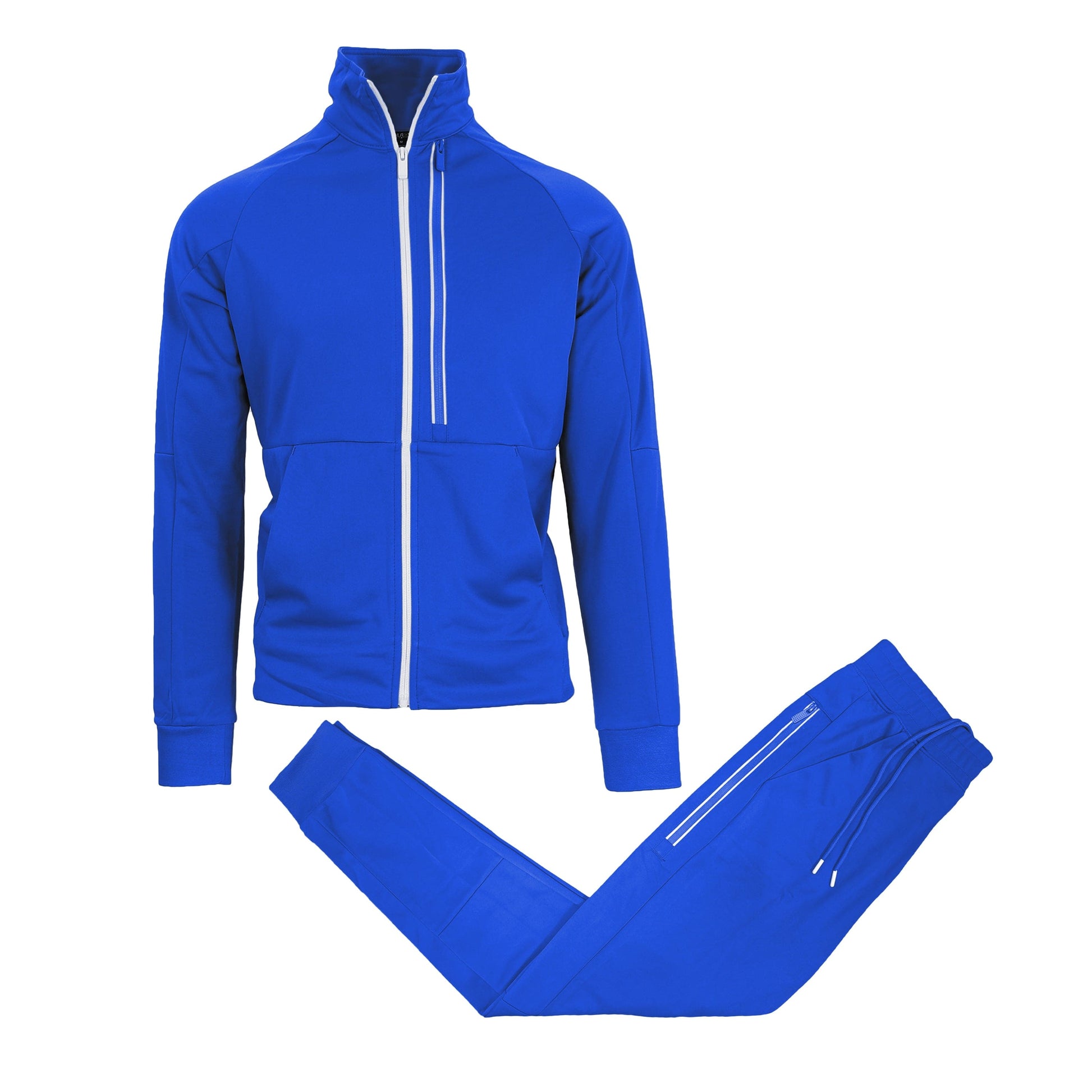 Men's Navy Blue Solid polyester Activewear Jackets
