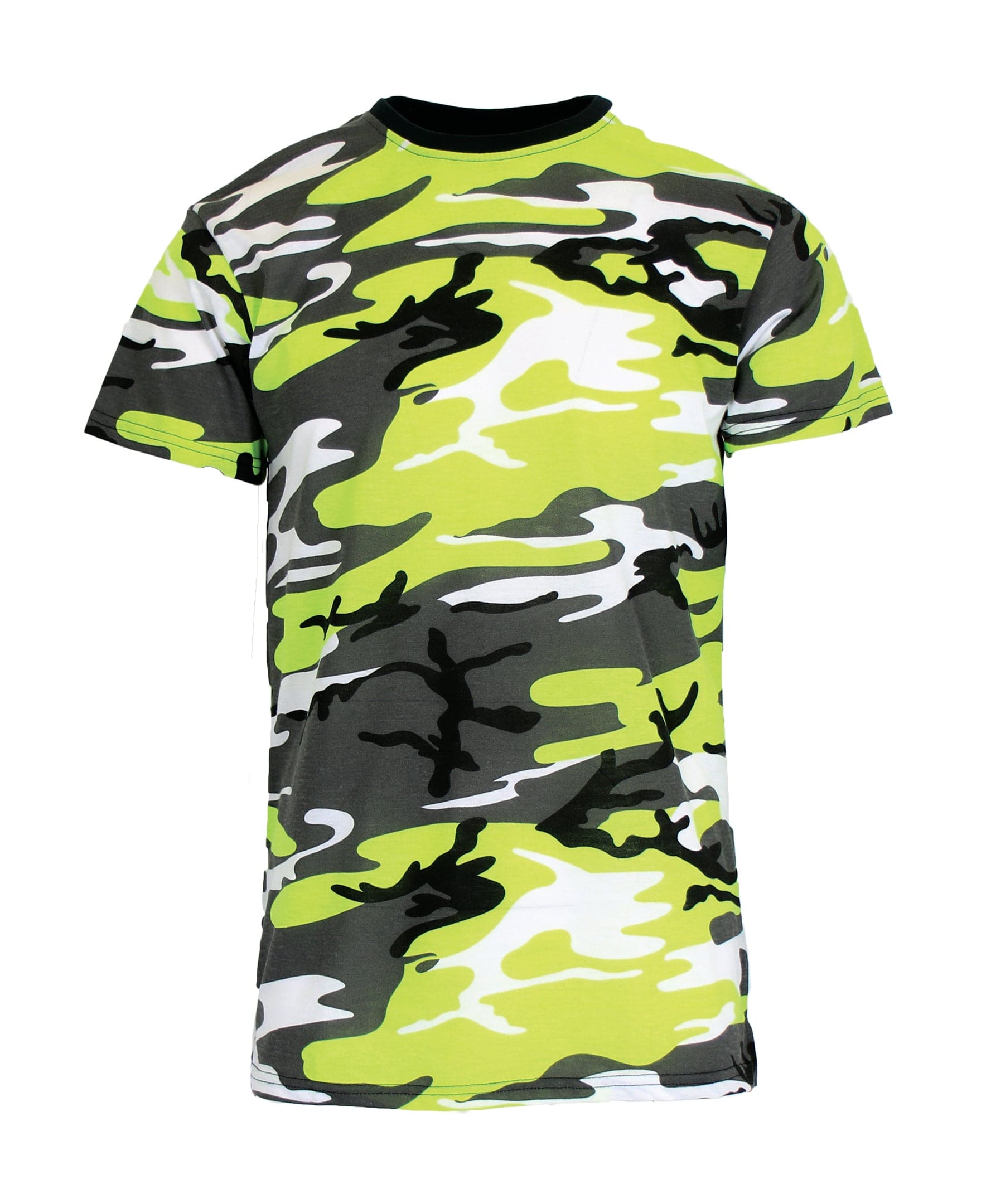 Men's Active Camo Jacquard T-Shirt in Navy