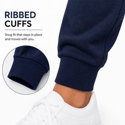3-Pack Women's Loose Fit Fleece Jogger Sweatpants (S-5XL) - GalaxybyHarvic