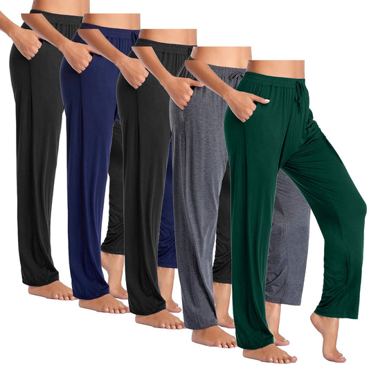 Pantalones de salón clásicos de corte holgado para mujer (tallas S-3XL)