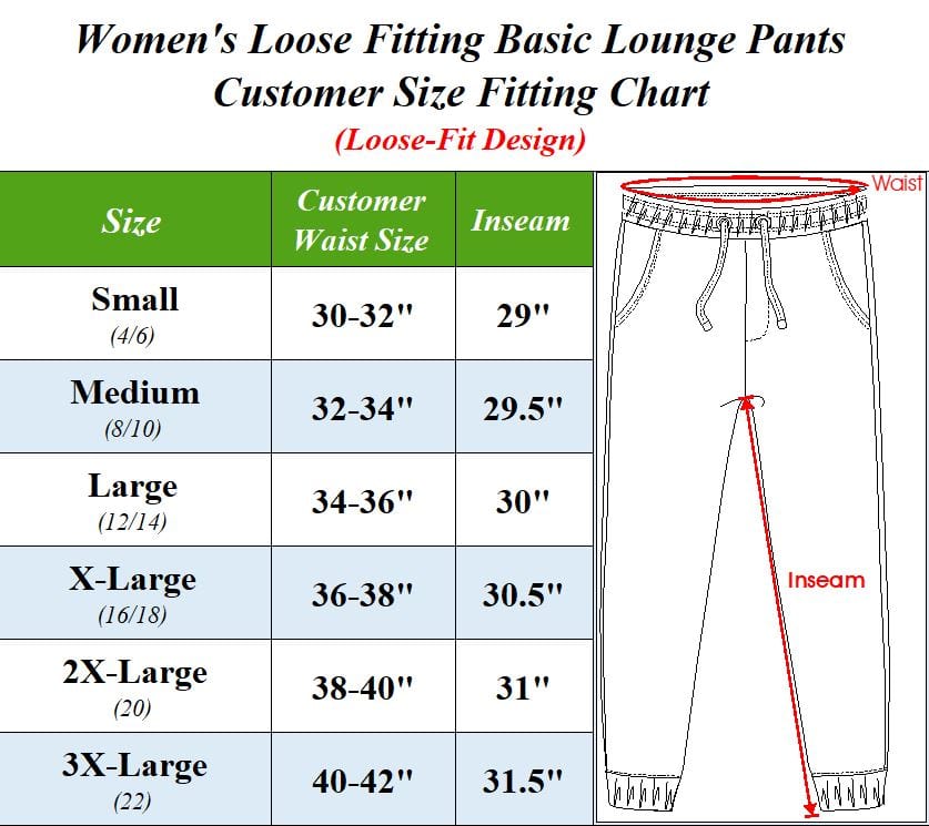 Women's Loose Fit Classic Lounge Pants (Sizes, S-3XL) – GalaxybyHarvic