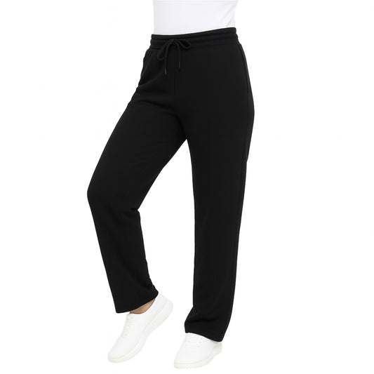 Women's Loose-Fit Classic Heavyweight Fleece Sweatpants with Open Bottom (S-3XL)