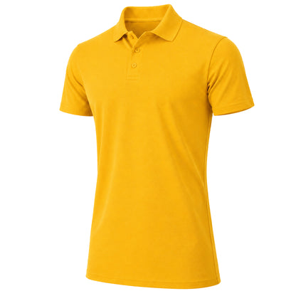 Men's Short Sleeve Pique Polo Shirt - GalaxybyHarvic