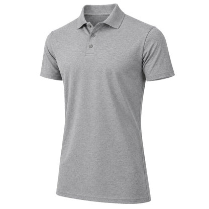 Men's Short Sleeve Pique Polo Shirt - GalaxybyHarvic