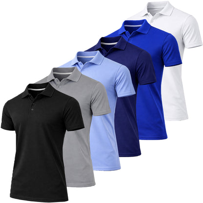 Men's Dry Fit Moisture-Wicking Polo Shirt