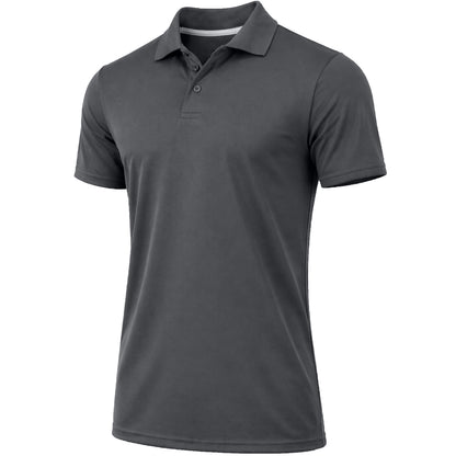 Men's Dry Fit Moisture-Wicking Polo Shirt