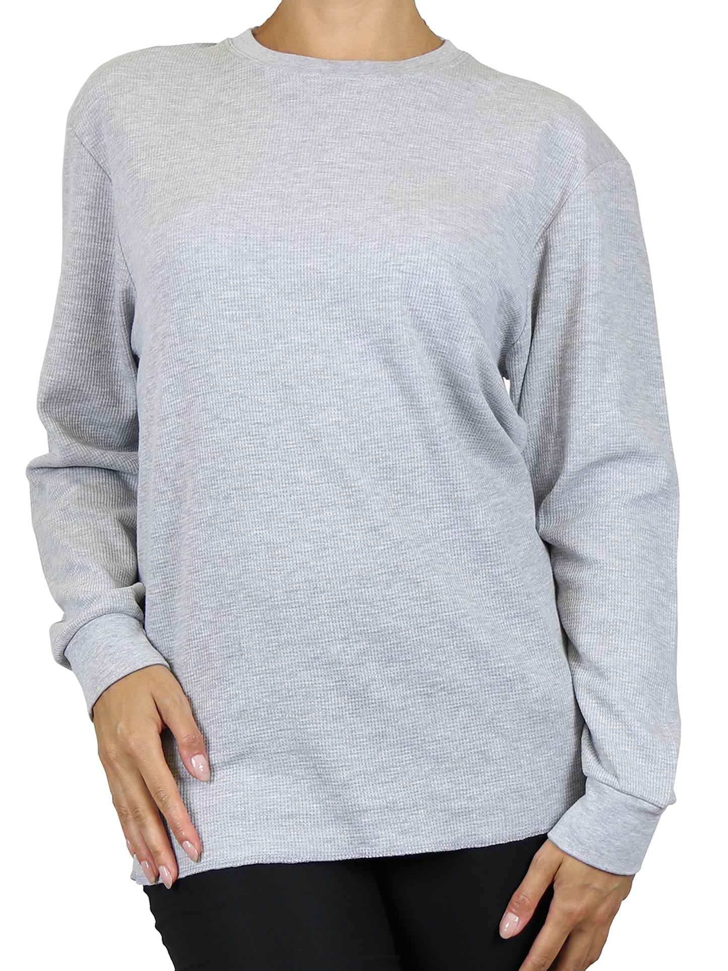 Women's Long Sleeve Oversize Loose Fit Thermal Shirts (Sizes, S-5XL) - GalaxybyHarvic