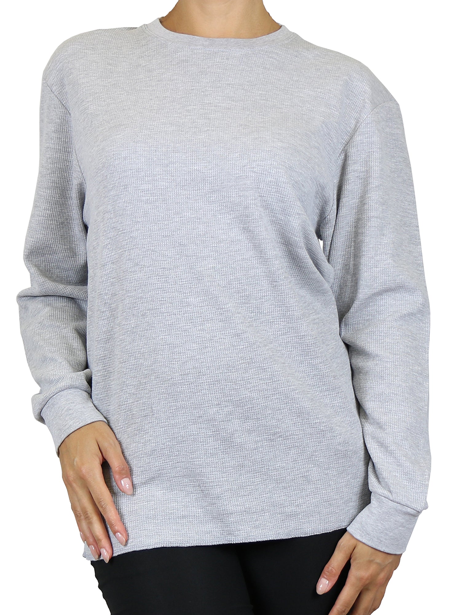 Women's Long Sleeve Oversize Loose Fit Thermal Shirts (Sizes, S-5XL) - GalaxybyHarvic