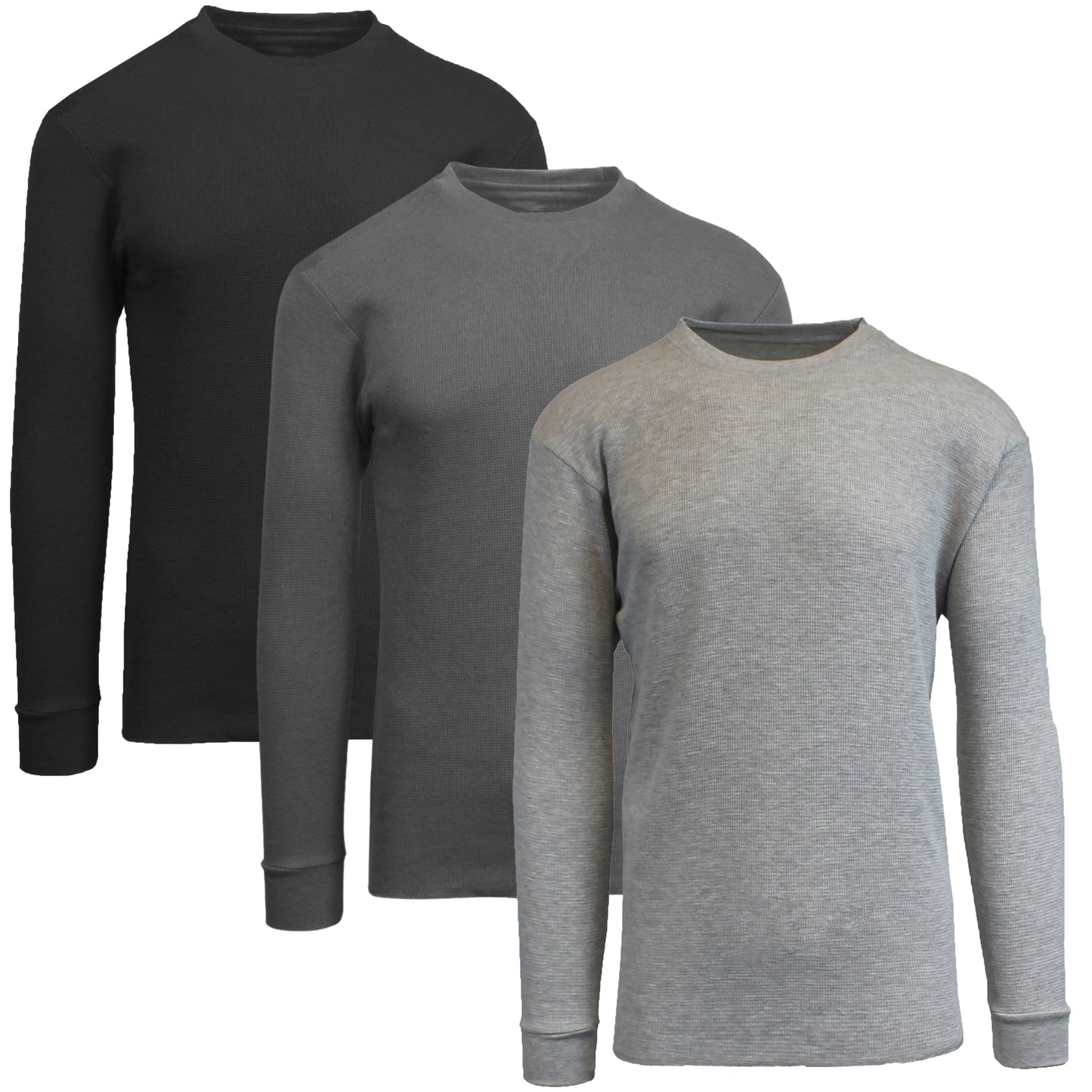 Men's Long Sleeve Thermal Shirts (3-Pack)