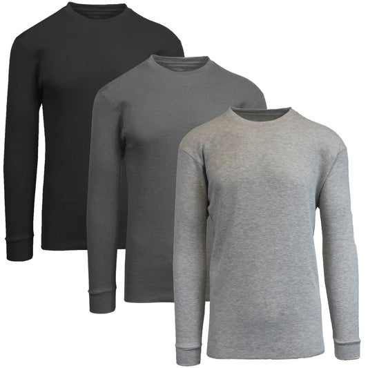Men's Long Sleeve Thermal Shirts (3-Pack)