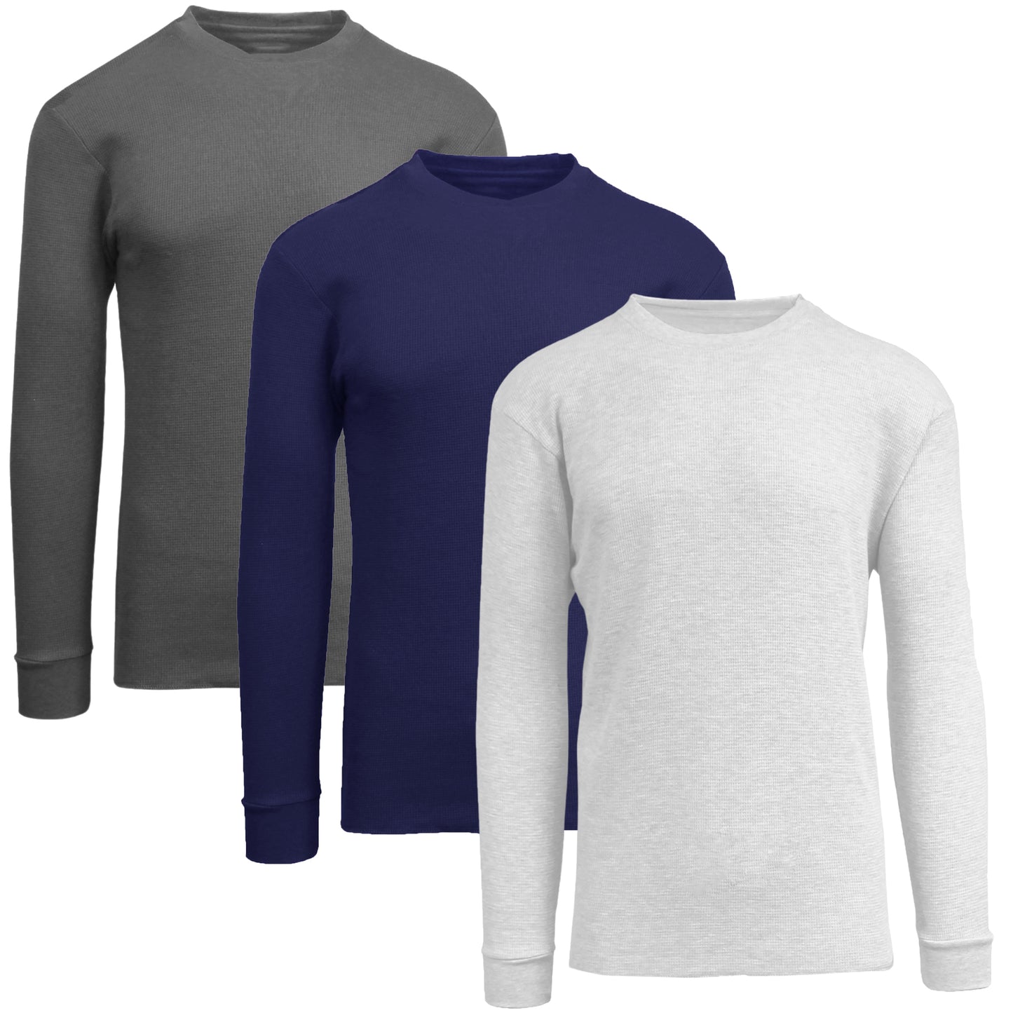 Men's Long Sleeve Thermal Shirts (3-Pack)