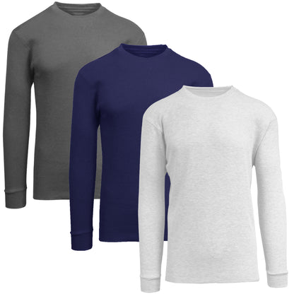 Men's Long Sleeve Thermal Shirts (3-Pack)