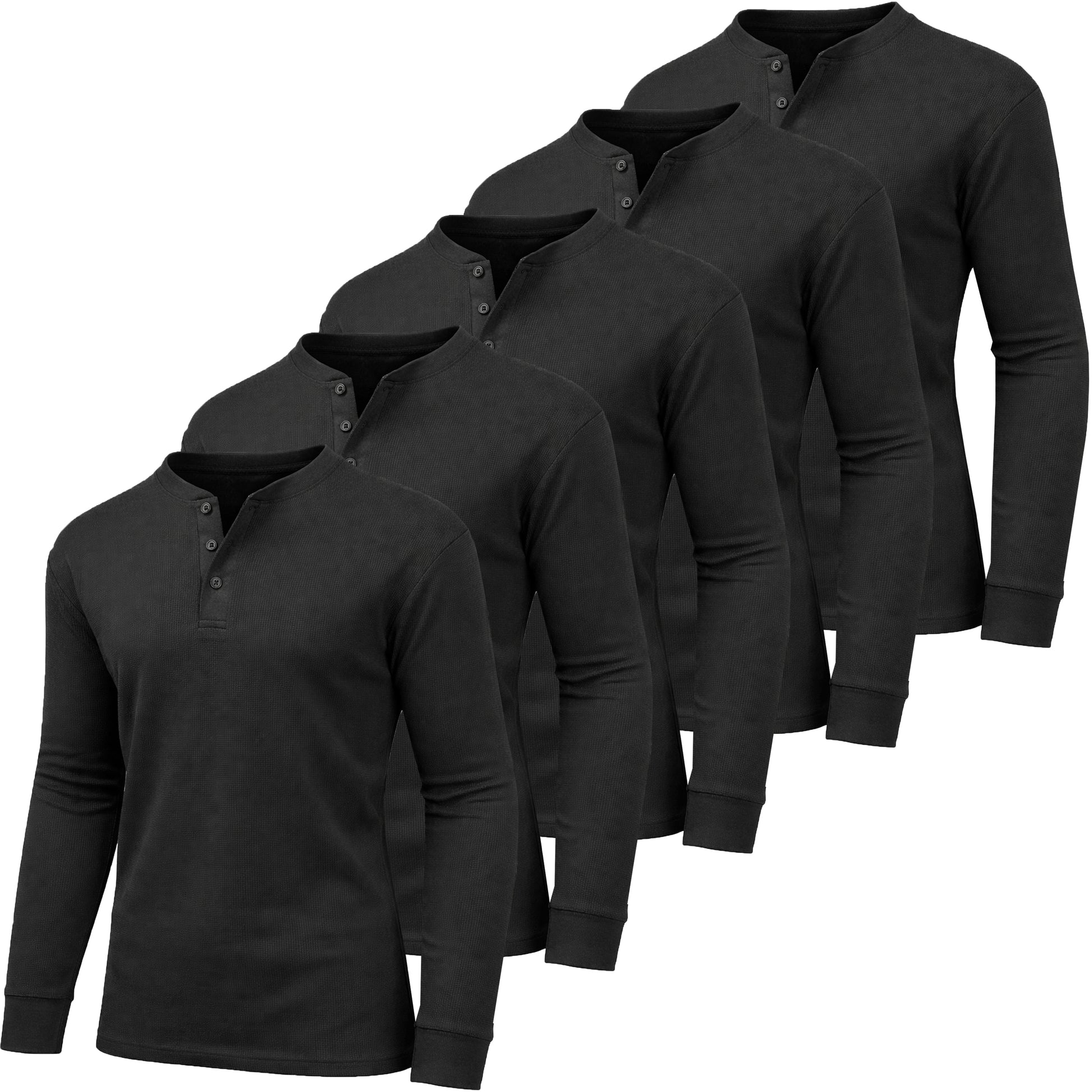 5-Pack Men's Thermal Shirts