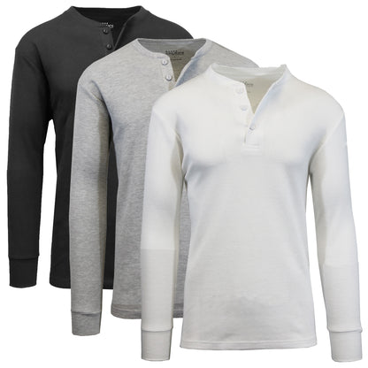 Men's Long Sleeve Thermal Shirts (3-Pack)