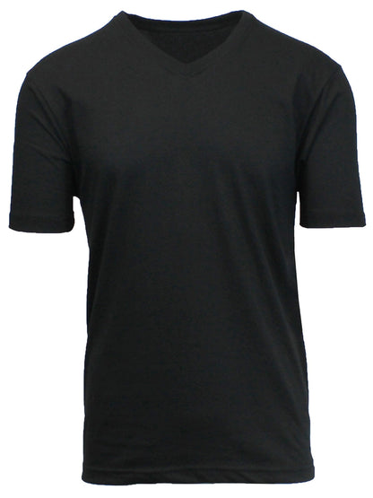 Men's Short Sleeve V-Neck Modern Fit Classic Tee (S-3XL) - GalaxybyHarvic