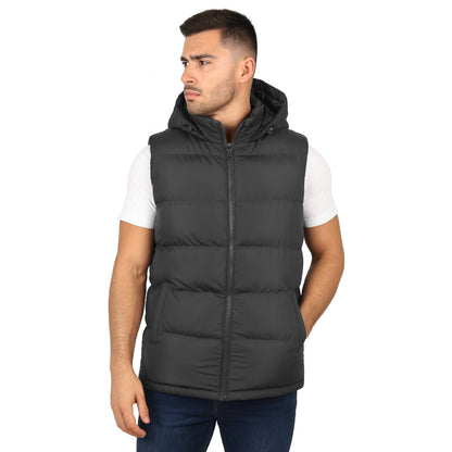 Men’s Heavyweight Hooded Puffer Bubble Vest