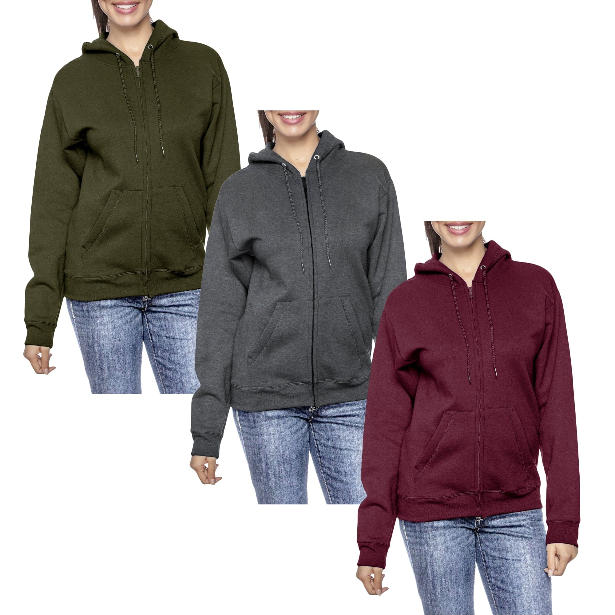 売れ筋商品|||ギャラクシーバイハルビック カットソー トップス レディース Women's Fleece-Lined Zip Hoodie Heather Grey Women's Loose Fit Tech Sherpa Fleece-Lined Zip Hoodie With