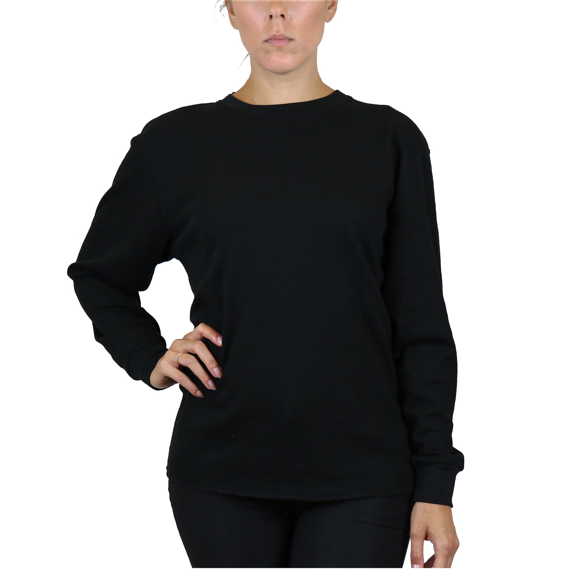 Women's Long Sleeve Oversize Loose Fit Thermal Shirts (Sizes, S