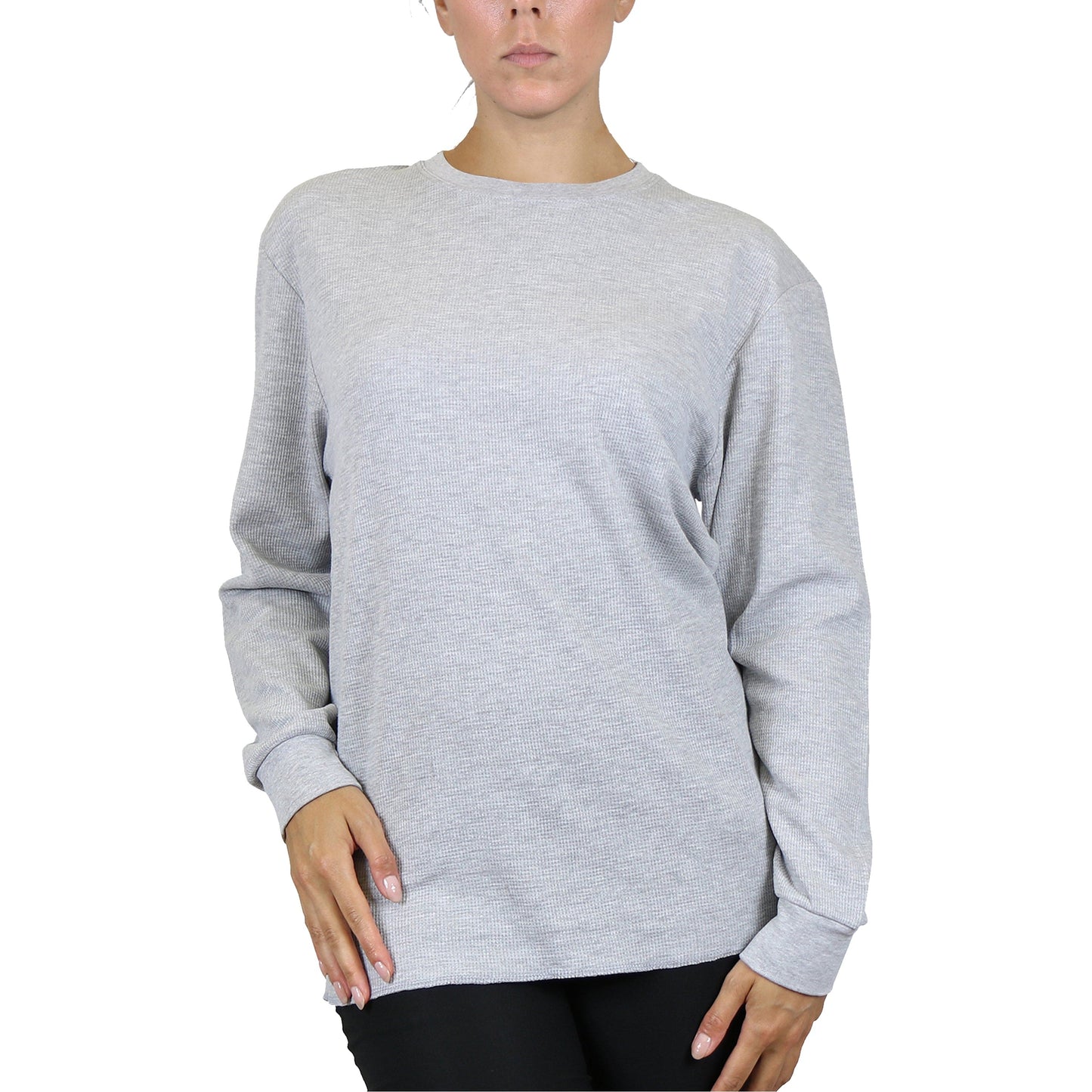 5-Pack Women's Long Sleeve Oversize Loose Fit Thermal Shirts (Sizes, S-5XL) - GalaxybyHarvic