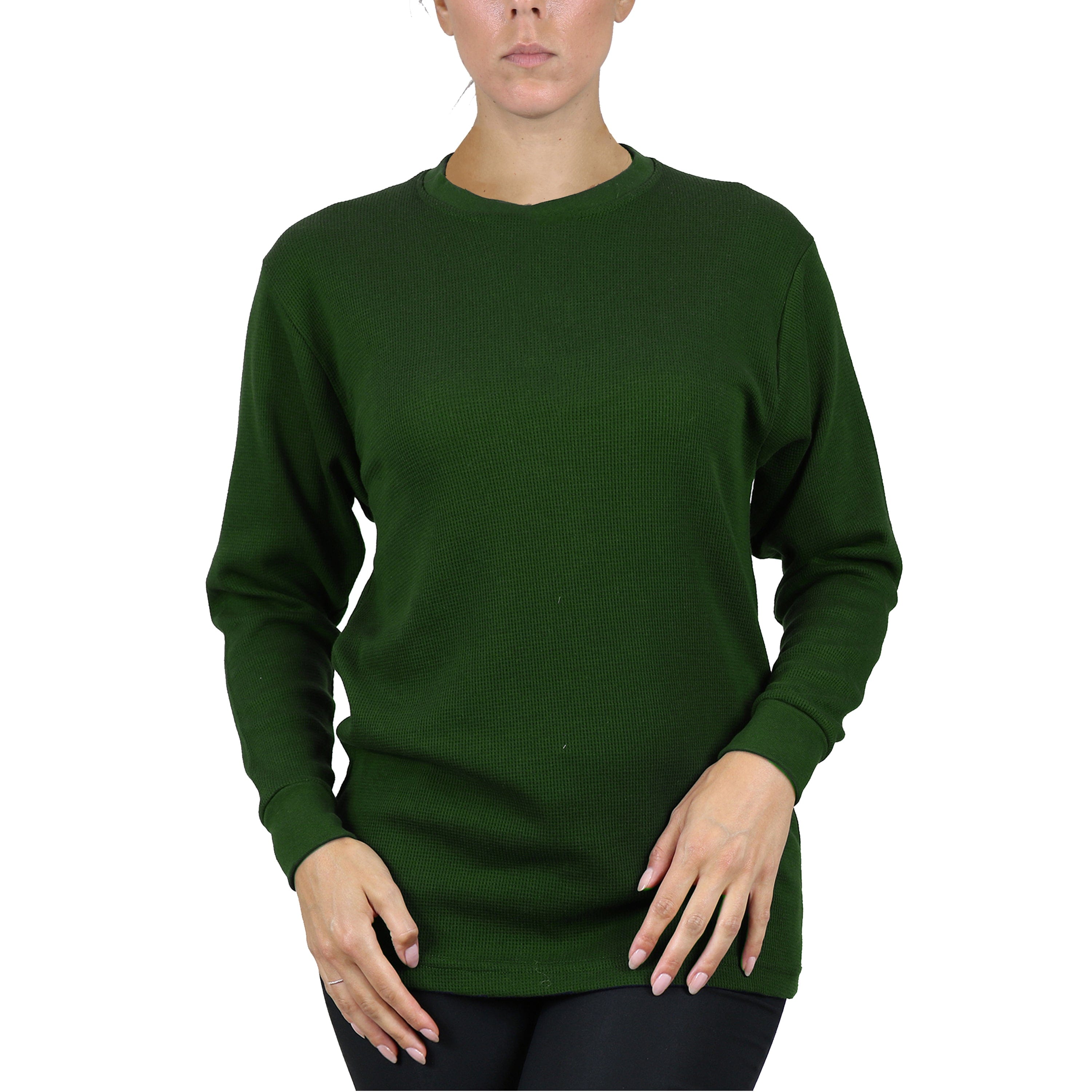 Women's Long Sleeve Oversize Loose Fit Thermal Shirts (Sizes, S