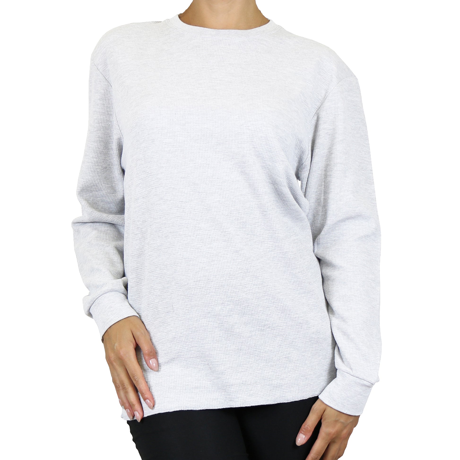 Women's Long Sleeve Oversize Loose Fit Thermal Shirts (Sizes, S-5XL) - GalaxybyHarvic