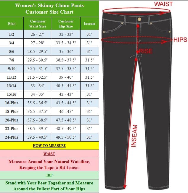 Girl's Super Stretchy Skinny 5-Pocket Uniform Soft Chino Pants - GalaxybyHarvic