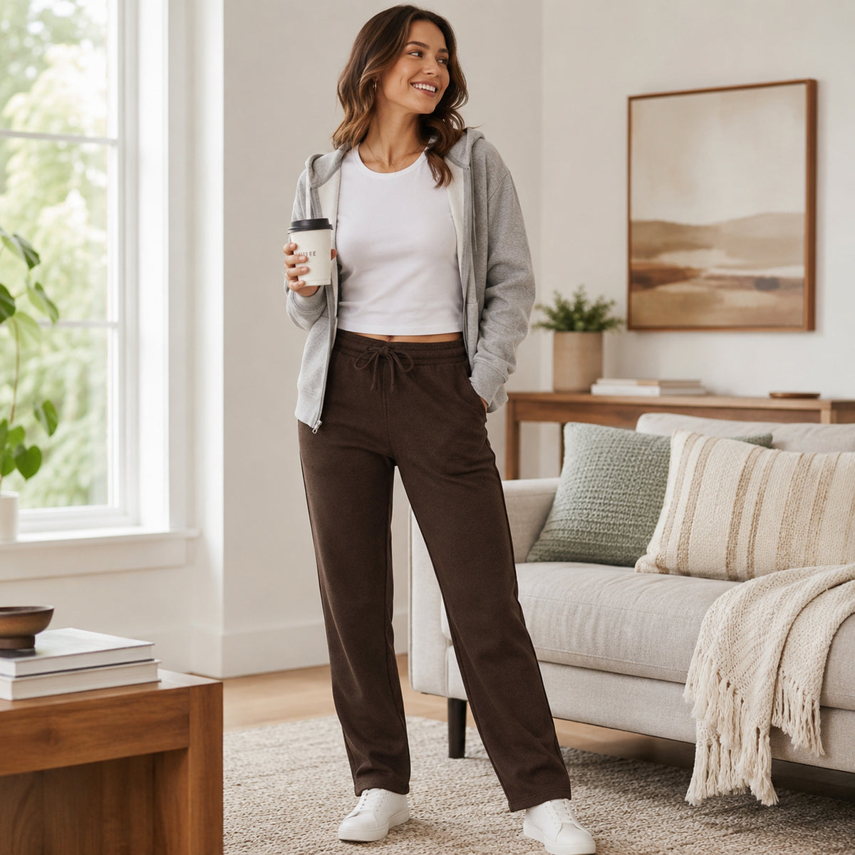 3-Pack Women's Loose Fit Fleece Jogger Sweatpants (S-3XL) - GalaxybyHarvic