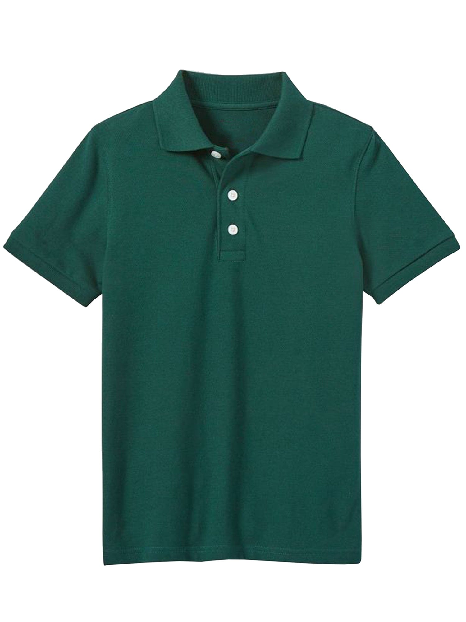 Hunter green toddler polo shirts sale