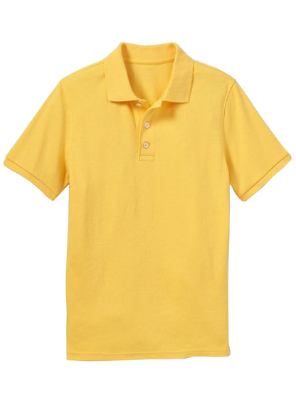 Boy's Short Sleeve Polo Shirt (Sizes 8-20) - GalaxybyHarvic