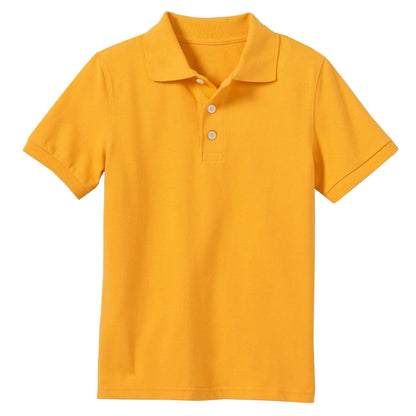 Young Boy's Short Sleeve Polo Shirt (Sizes 4-7) - GalaxybyHarvic